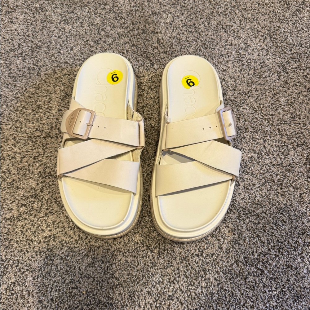 Chaco Cream Sandals